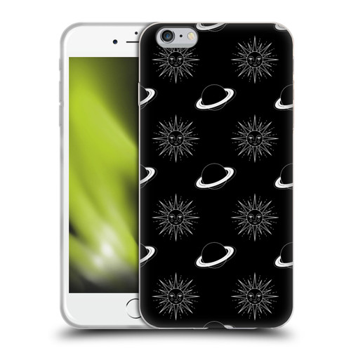 Haroulita Celestial Black And White Planet And Sun Soft Gel Case for Apple iPhone 6 Plus / iPhone 6s Plus