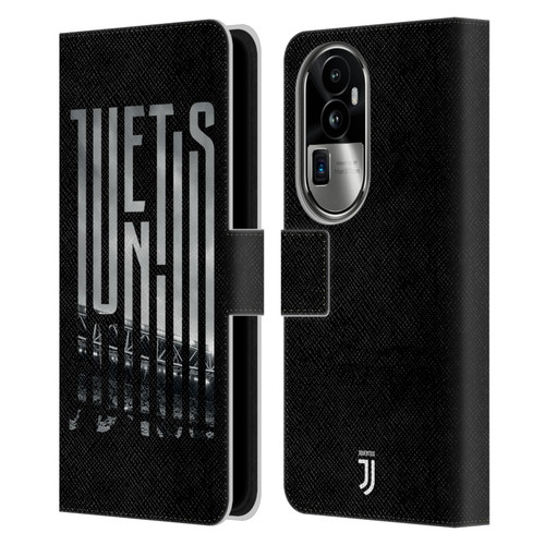 Juventus Football Club Graphic Logo  Stadium Leather Book Wallet Case Cover For OPPO Reno10 Pro+