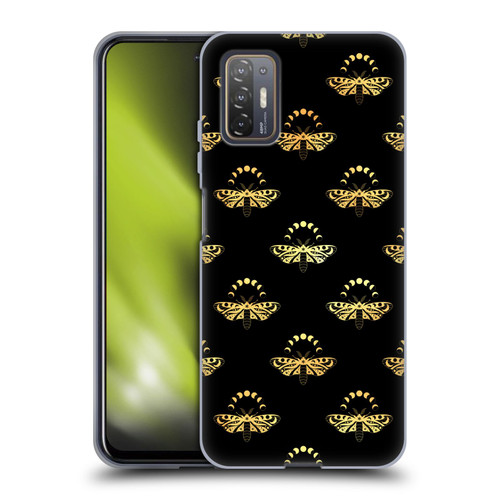 Haroulita Celestial Gold Butterfly Soft Gel Case for HTC Desire 21 Pro 5G