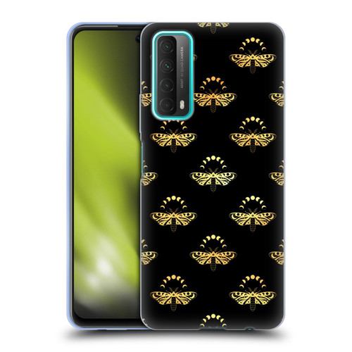 Haroulita Celestial Gold Butterfly Soft Gel Case for Huawei P Smart (2021)