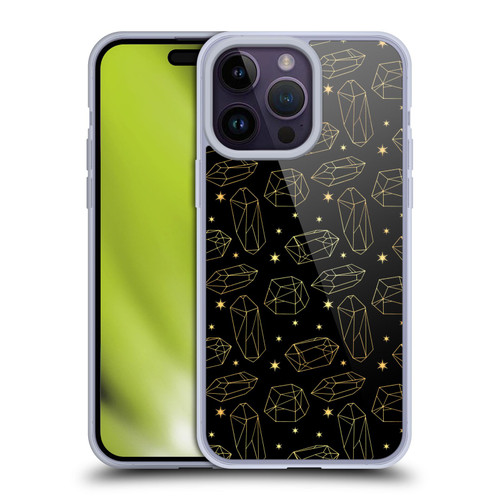 Haroulita Celestial Gold Prism Soft Gel Case for Apple iPhone 14 Pro Max