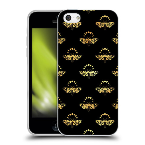 Haroulita Celestial Gold Butterfly Soft Gel Case for Apple iPhone 5c