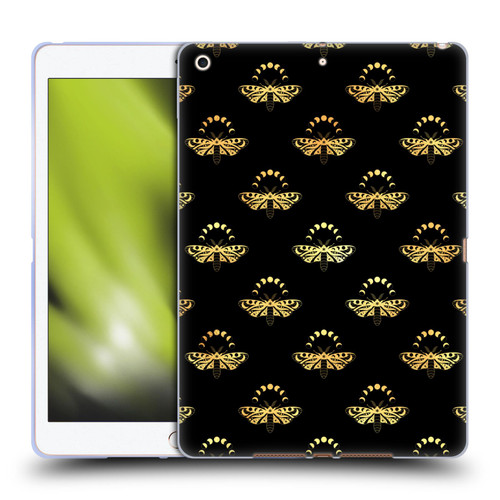 Haroulita Celestial Gold Butterfly Soft Gel Case for Apple iPad 10.2 2019/2020/2021