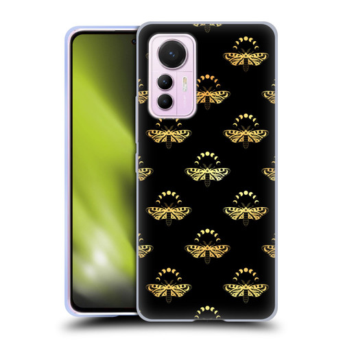 Haroulita Celestial Gold Butterfly Soft Gel Case for Xiaomi 12 Lite