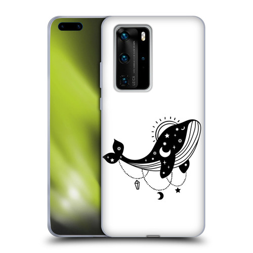 Haroulita Celestial Tattoo Whale Soft Gel Case for Huawei P40 Pro / P40 Pro Plus 5G