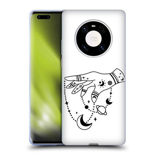 Haroulita Celestial Tattoo Puppet Universe Soft Gel Case for Huawei Mate 40 Pro 5G
