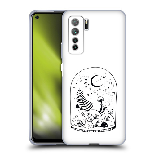 Haroulita Celestial Tattoo Terrarium Soft Gel Case for Huawei Nova 7 SE/P40 Lite 5G