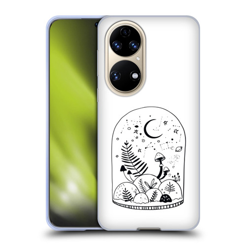 Haroulita Celestial Tattoo Terrarium Soft Gel Case for Huawei P50