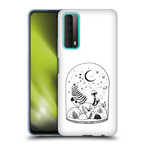 Haroulita Celestial Tattoo Terrarium Soft Gel Case for Huawei P Smart (2021)