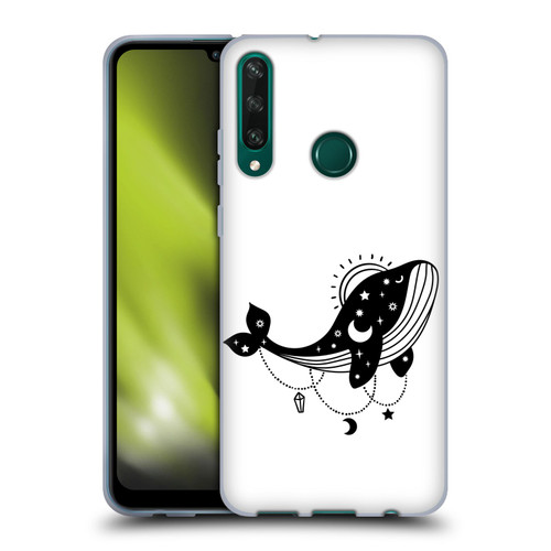 Haroulita Celestial Tattoo Whale Soft Gel Case for Huawei Y6p