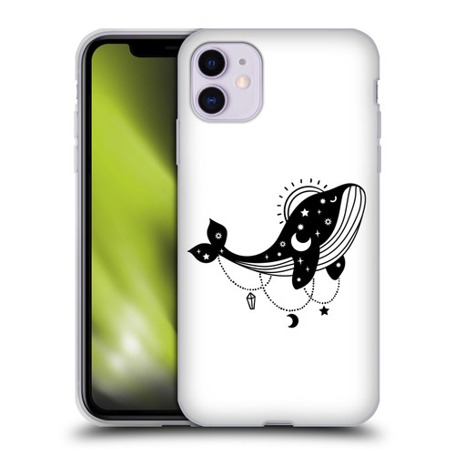 Haroulita Celestial Tattoo Whale Soft Gel Case for Apple iPhone 11