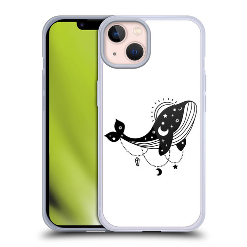 Haroulita Celestial Tattoo Whale Soft Gel Case for Apple iPhone 13