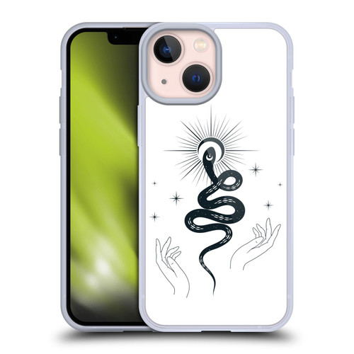 Haroulita Celestial Tattoo Snake Soft Gel Case for Apple iPhone 13 Mini