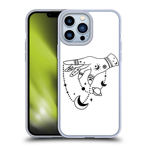 Haroulita Celestial Tattoo Puppet Universe Soft Gel Case for Apple iPhone 13 Pro Max