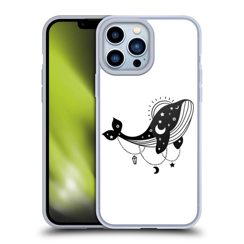 Haroulita Celestial Tattoo Whale Soft Gel Case for Apple iPhone 13 Pro Max
