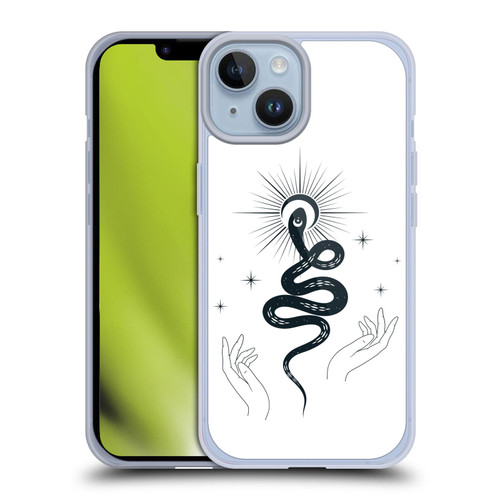 Haroulita Celestial Tattoo Snake Soft Gel Case for Apple iPhone 14