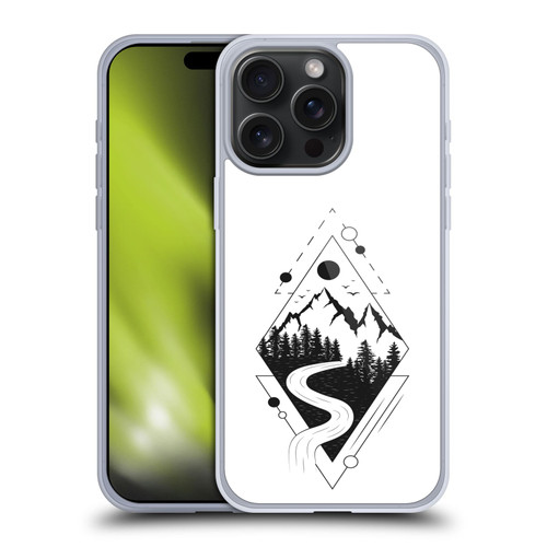 Haroulita Celestial Tattoo Mountain Soft Gel Case for Apple iPhone 15 Pro Max