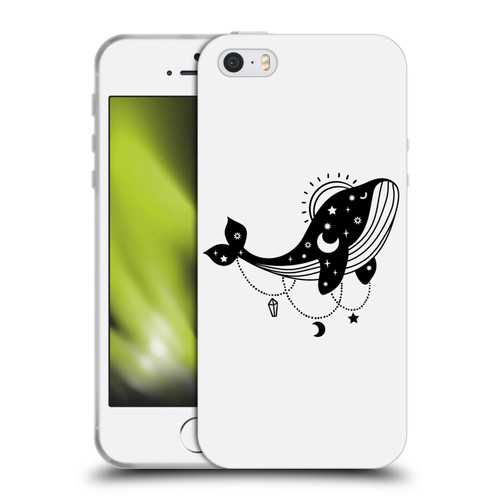 Haroulita Celestial Tattoo Whale Soft Gel Case for Apple iPhone 5 / 5s / iPhone SE 2016