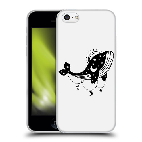 Haroulita Celestial Tattoo Whale Soft Gel Case for Apple iPhone 5c