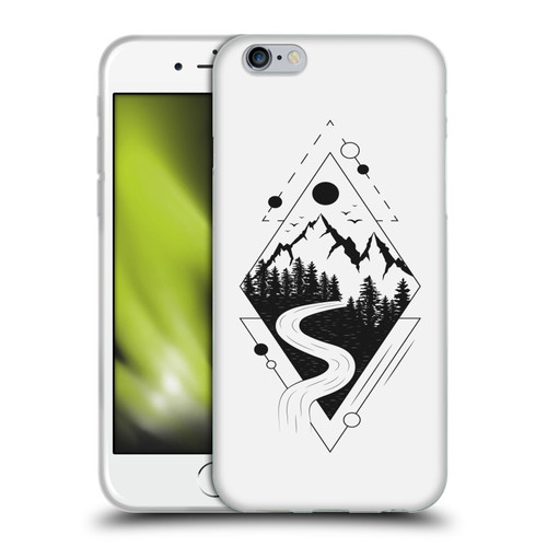 Haroulita Celestial Tattoo Mountain Soft Gel Case for Apple iPhone 6 / iPhone 6s