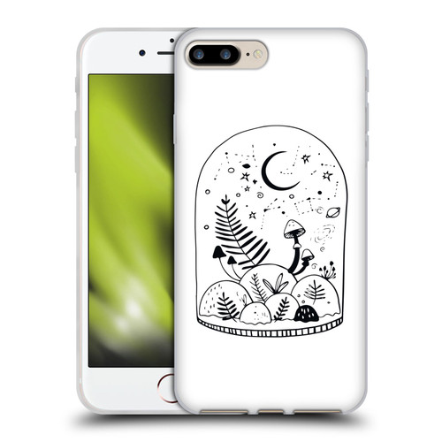 Haroulita Celestial Tattoo Terrarium Soft Gel Case for Apple iPhone 7 Plus / iPhone 8 Plus