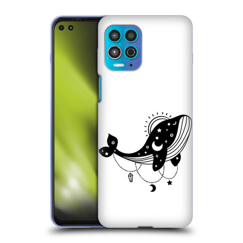 Haroulita Celestial Tattoo Whale Soft Gel Case for Motorola Moto G100