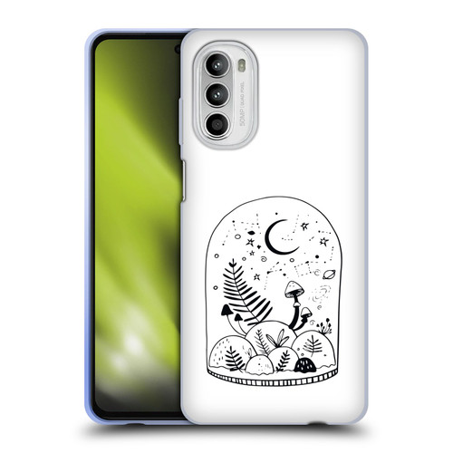 Haroulita Celestial Tattoo Terrarium Soft Gel Case for Motorola Moto G52