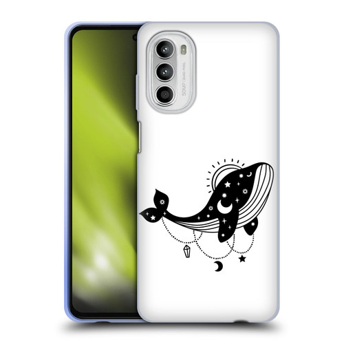Haroulita Celestial Tattoo Whale Soft Gel Case for Motorola Moto G52