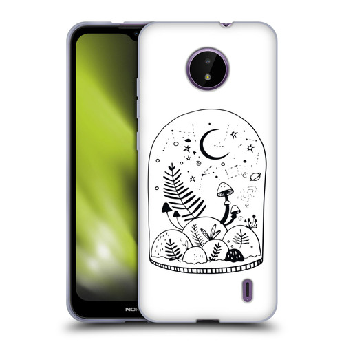 Haroulita Celestial Tattoo Terrarium Soft Gel Case for Nokia C10 / C20