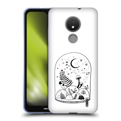 Haroulita Celestial Tattoo Terrarium Soft Gel Case for Nokia C21
