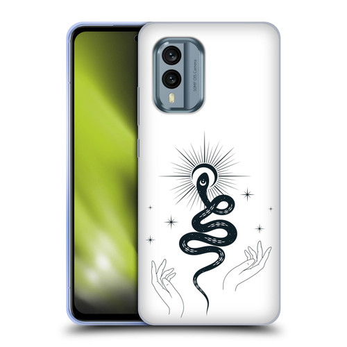 Haroulita Celestial Tattoo Snake Soft Gel Case for Nokia X30