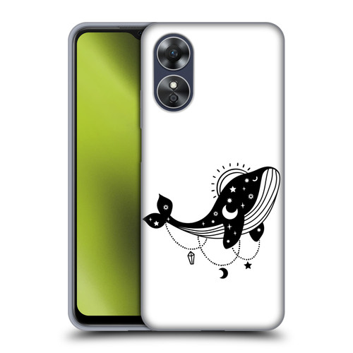 Haroulita Celestial Tattoo Whale Soft Gel Case for OPPO A17