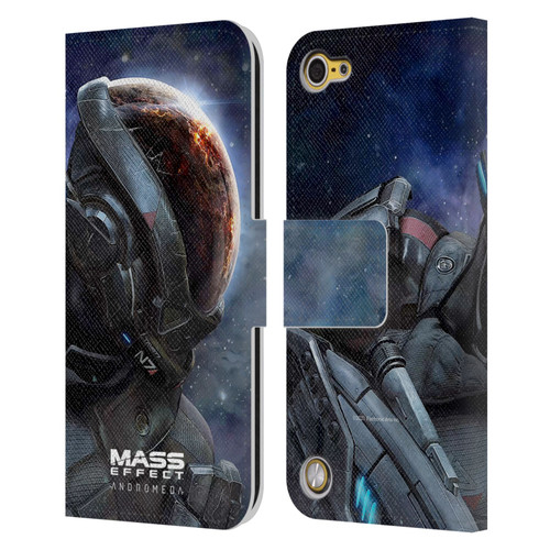 EA Bioware Mass Effect Andromeda Graphics Key Art 2017 Leather Book Wallet Case Cover For Apple iPod Touch 5G 5th Gen