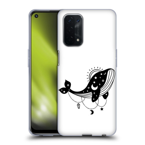 Haroulita Celestial Tattoo Whale Soft Gel Case for OPPO A54 5G