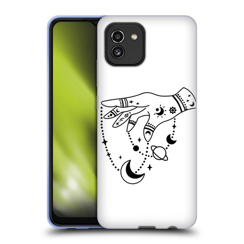 Haroulita Celestial Tattoo Puppet Universe Soft Gel Case for Samsung Galaxy A03 (2021)