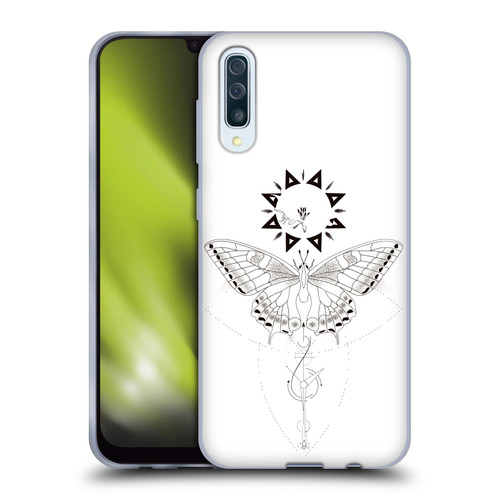 Haroulita Celestial Tattoo Butterfly And Sun Soft Gel Case for Samsung Galaxy A50/A30s (2019)