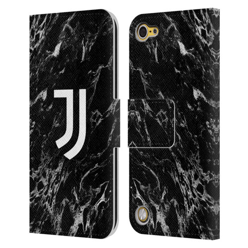 Juventus Football Club Marble Black Leather Book Wallet Case Cover For Apple iPod Touch 5G 5th Gen