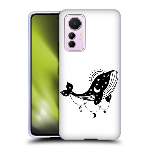 Haroulita Celestial Tattoo Whale Soft Gel Case for Xiaomi 12 Lite