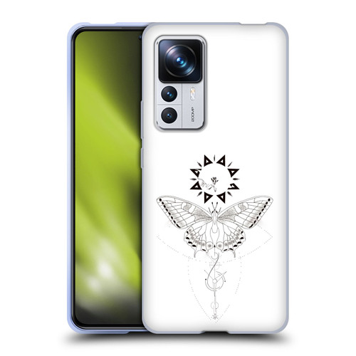 Haroulita Celestial Tattoo Butterfly And Sun Soft Gel Case for Xiaomi 12T Pro