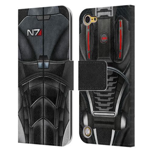 EA Bioware Mass Effect Armor Collection N7 Leather Book Wallet Case Cover For Apple iPod Touch 5G 5th Gen