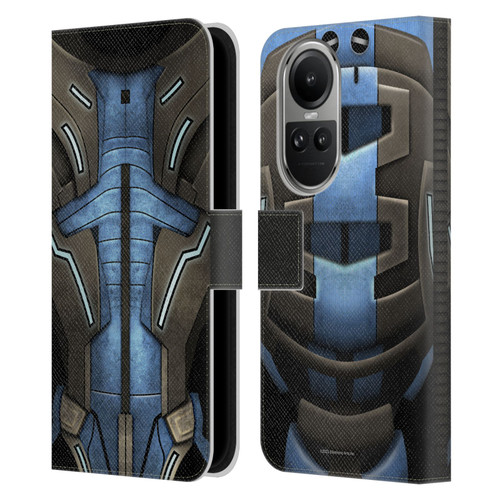 EA Bioware Mass Effect Armor Collection Garrus Vakarian Leather Book Wallet Case Cover For OPPO Reno10 5G / Reno10 Pro 5G