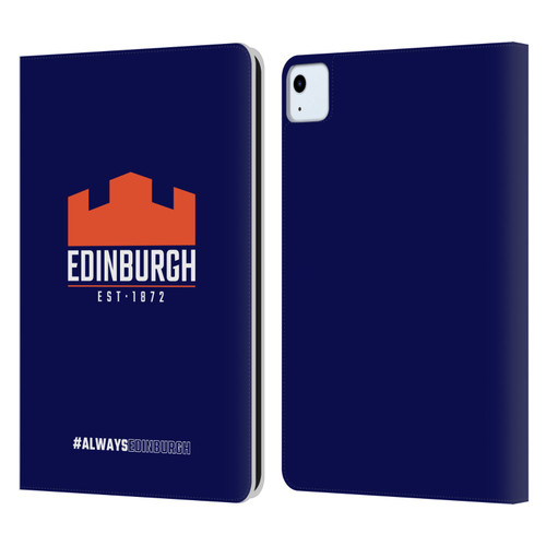 Edinburgh Rugby Logo 2 Always Edinburgh Leather Book Wallet Case Cover For Apple iPad Air 2020 / 2022