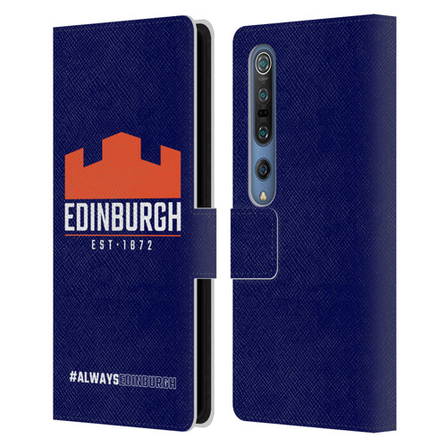 Edinburgh Rugby Logo 2 Always Edinburgh Leather Book Wallet Case Cover For Xiaomi Mi 10 5G / Mi 10 Pro 5G