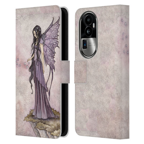 Amy Brown Magical Fairies I Will Return As Stars Fairy Leather Book Wallet Case Cover For OPPO Reno10 Pro+
