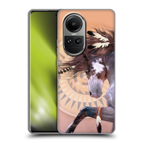 Laurie Prindle Fantasy Horse Native Spirit Soft Gel Case for OPPO Reno10 5G / Reno10 Pro 5G