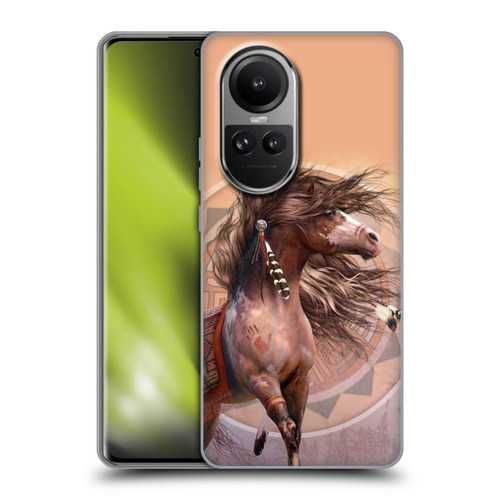 Laurie Prindle Fantasy Horse Spirit Warrior Soft Gel Case for OPPO Reno10 5G / Reno10 Pro 5G