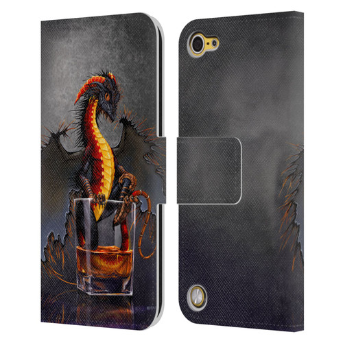Stanley Morrison Dragons Black Pirate Drink Leather Book Wallet Case Cover For Apple iPod Touch 5G 5th Gen