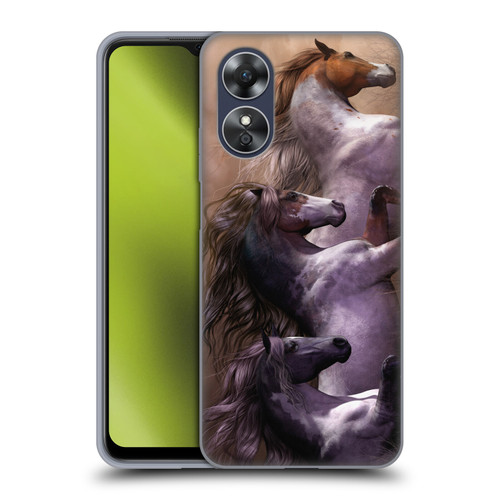 Laurie Prindle Western Stallion Run To Freedom Soft Gel Case for OPPO A17