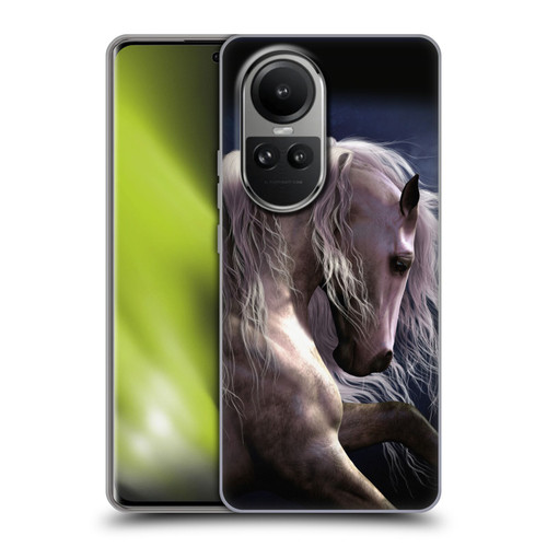 Laurie Prindle Western Stallion Night Silver Ghost II Soft Gel Case for OPPO Reno10 5G / Reno10 Pro 5G