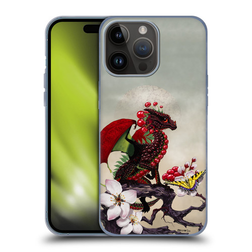 Stanley Morrison Art Cherry Tree, Dragon, Butterfly Soft Gel Case for Apple iPhone 15 Pro Max
